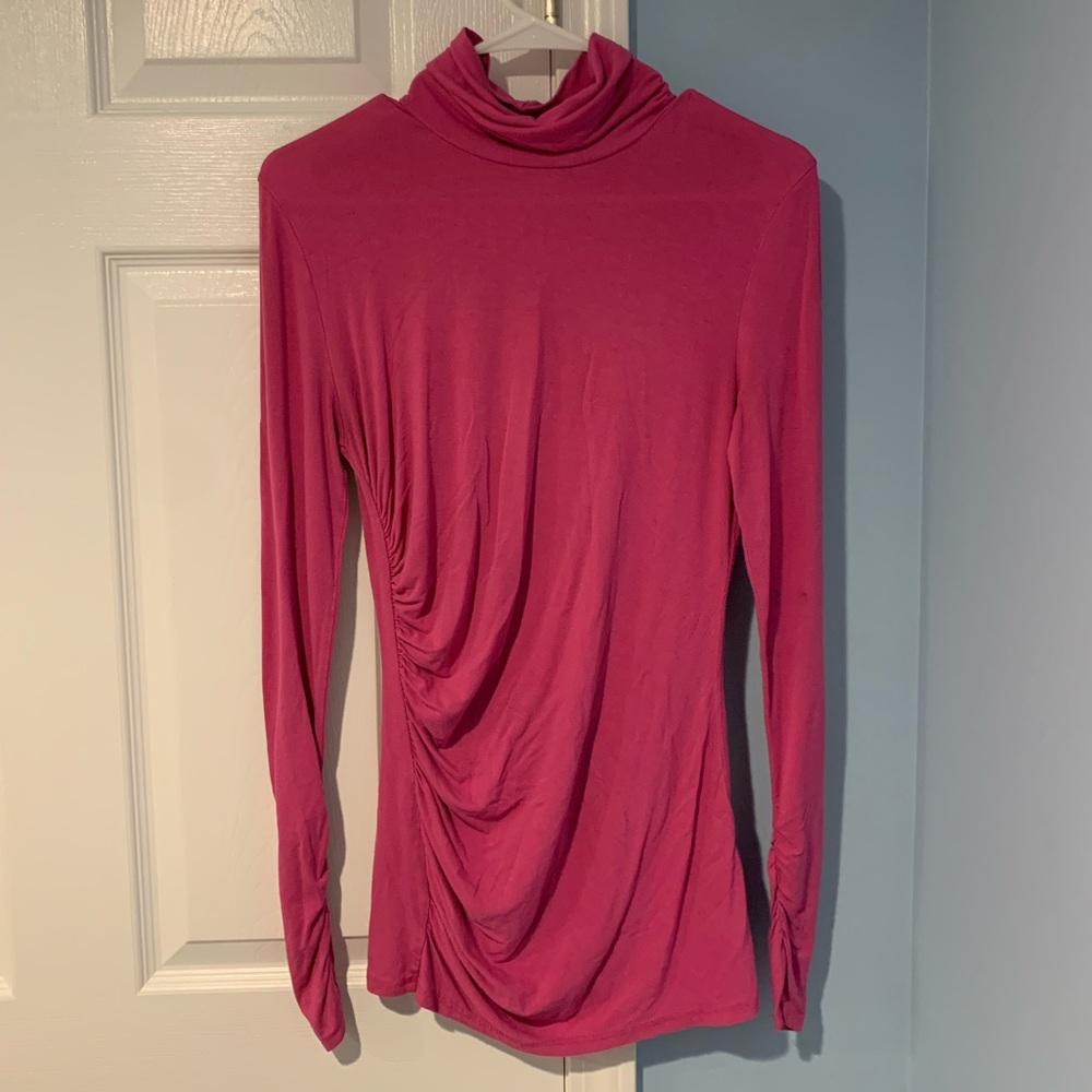 New York and Company Pink Turtleneck